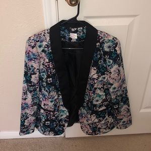 Lauren Conrad floral blazer